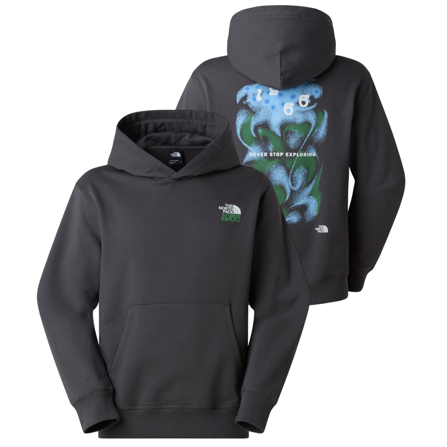 The North Face 1966 Motion Relaxed Hoodie Antraciet