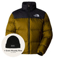 the north face 1996 retro nuptse jas 1 donker groen