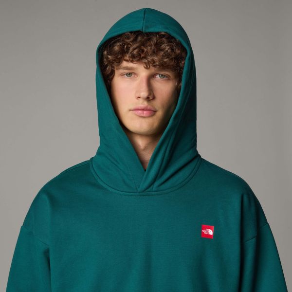 The North Face Axys Oversized Hoodie Donker Groen