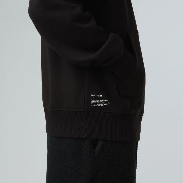 The North Face Icon Relaxed Hoodie Zwart