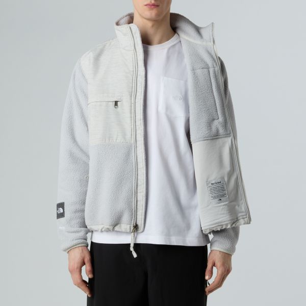 The North Face Regrind Denali Jack Grijs