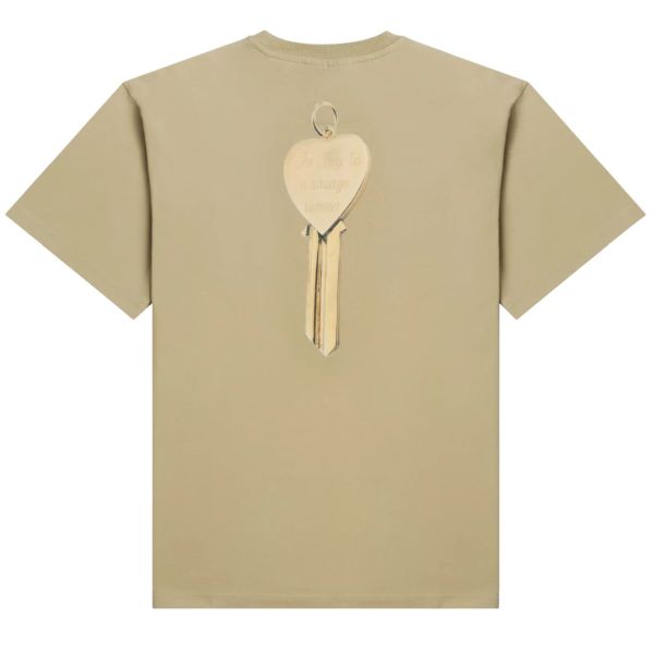 The Savage Report Key T-shirt Beige
