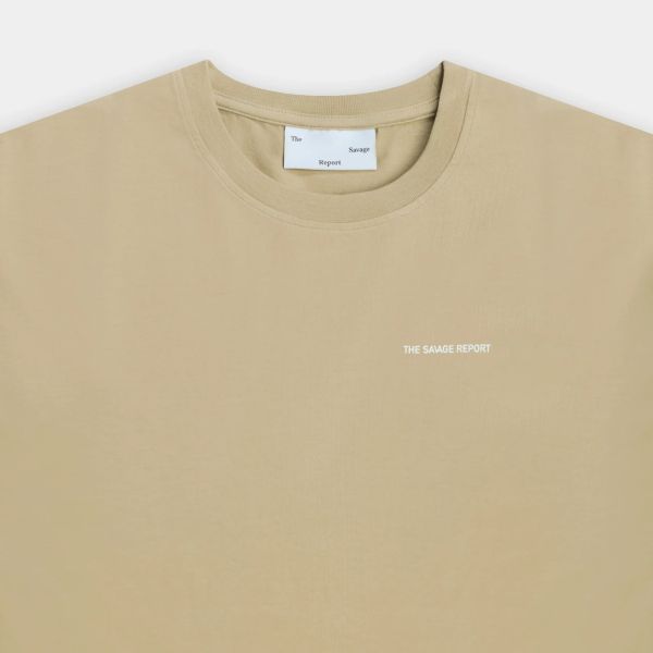 The Savage Report Key T-shirt Beige