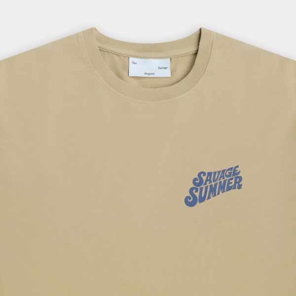 The Savage Report Savage Summer T-shirt Beige