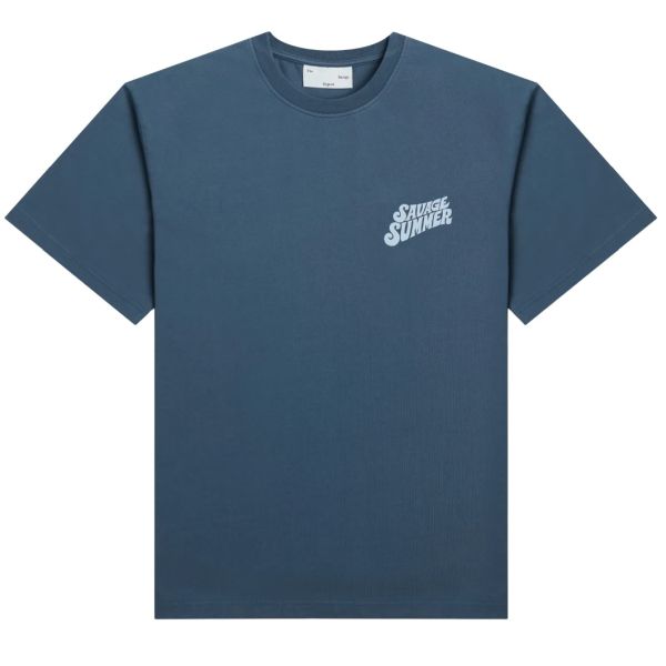 The Savage Report Savage Summer T-shirt Blauw