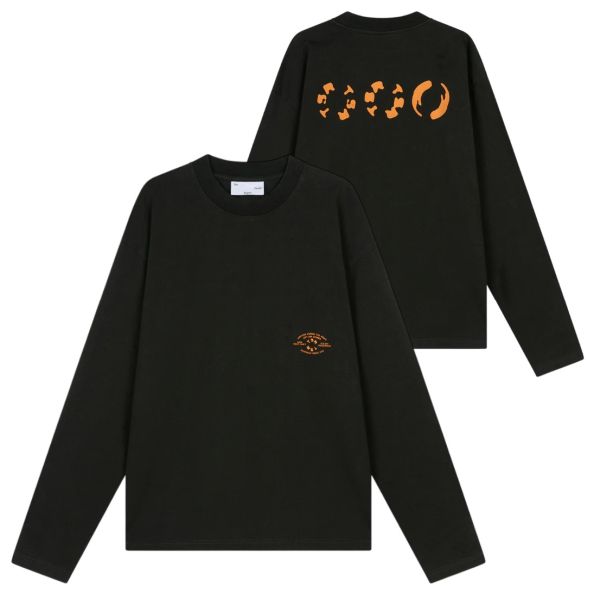 The Savage Report TSR Swirl Longsleeve T-shirt Antraciet