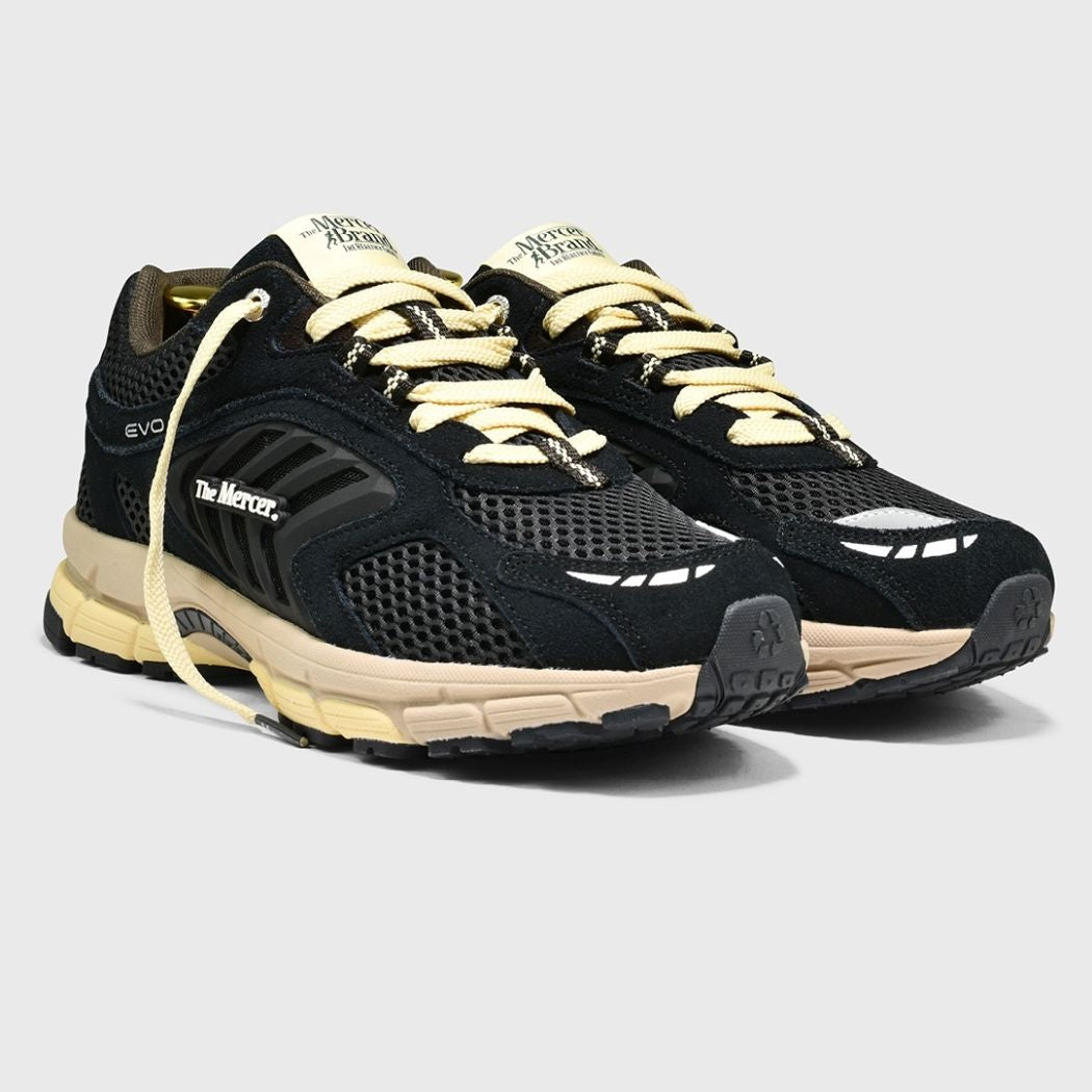 The Mercer Brand The Re-Run EVO Nubuck Sneaker Antraciet