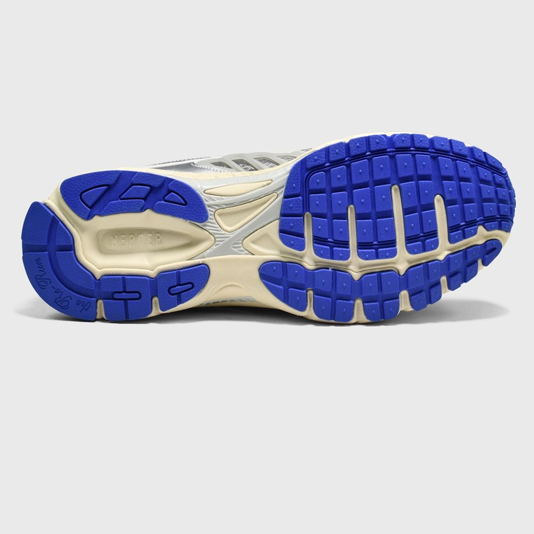 The Mercer Brand The Re-Run EVO Silver Sneaker Zilver/Blauw