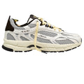 The Mercer Brand The Re-Run Flag Sneaker Wit/Bruin