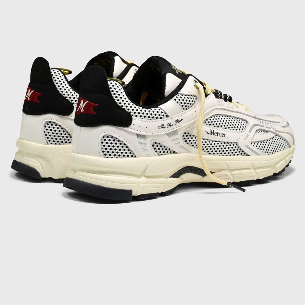 The Mercer Brand The Re-Run Flag Sneaker Wit/Zwart