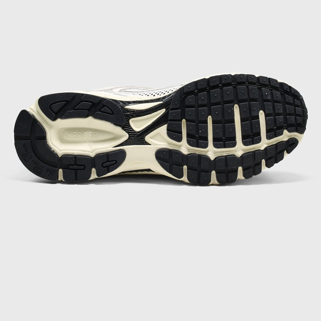 The Mercer Brand The Re-Run Flag Sneaker Wit/Zwart