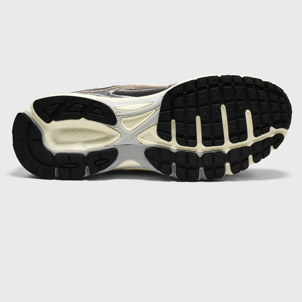 The Mercer Brand The Re-Run Pine Metallic Sneaker Zilver/Antraciet