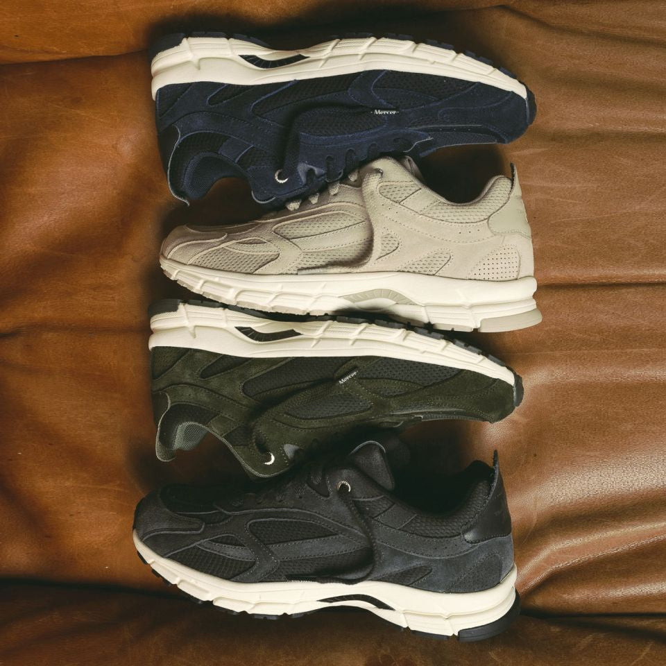 The Mercer Brand The Re-Run Premium Sneaker Navy