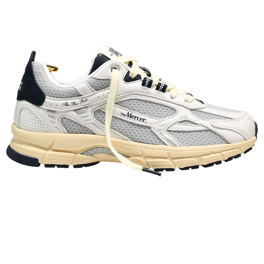 The Mercer Brand The Re-Run Vintage Sneaker Wit/Blauw