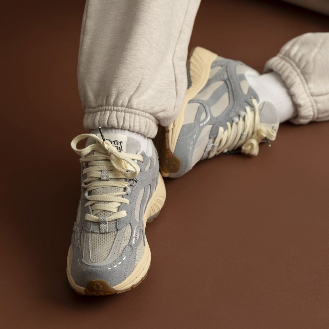 The Mercer Brand The Re-Run Vintage Sneaker Grijs