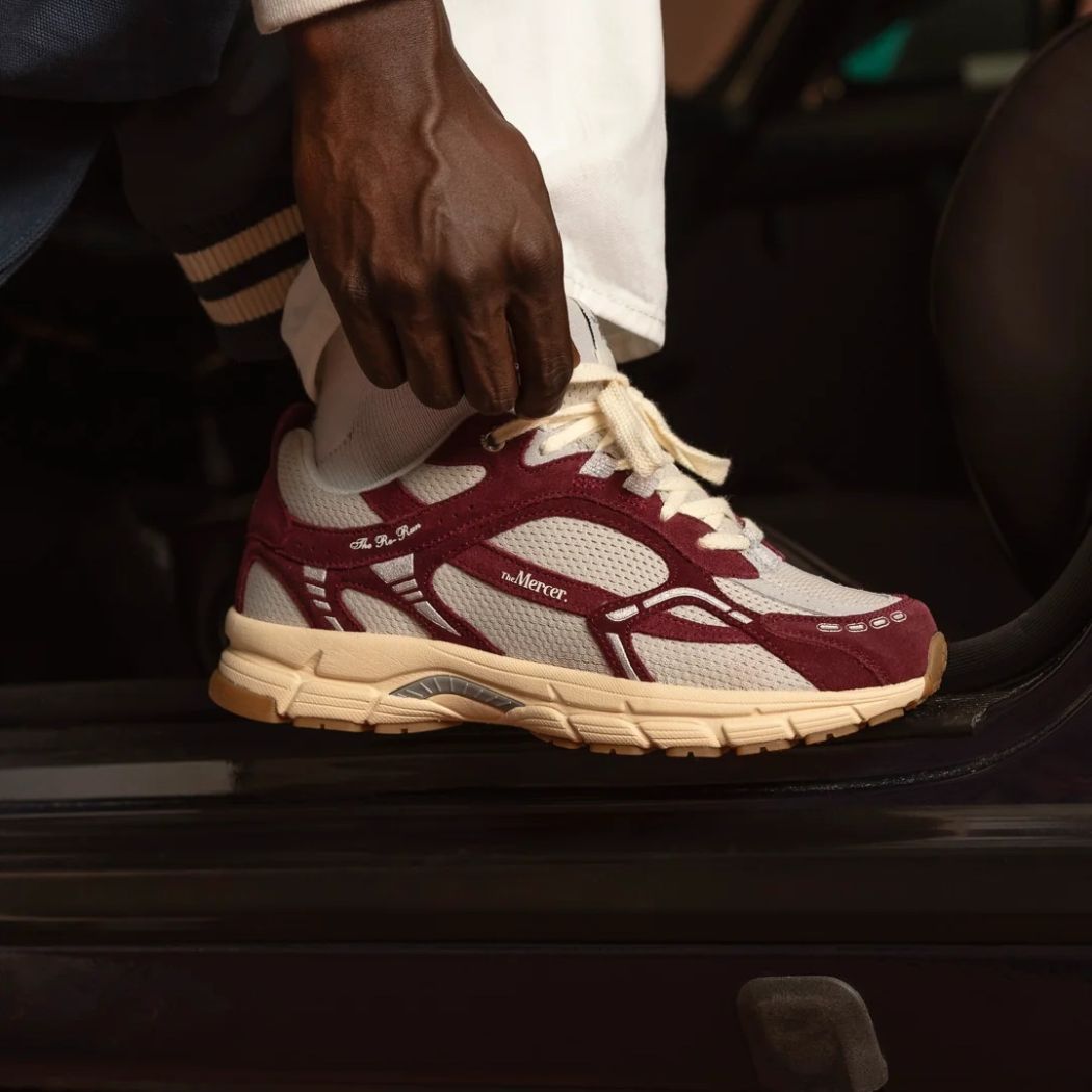The Mercer Brand The Re-Run Vintage Sneaker Rood