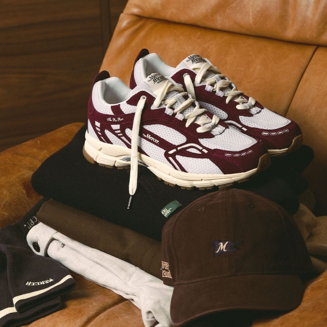 The Mercer Brand The Re-Run Vintage Sneaker Rood