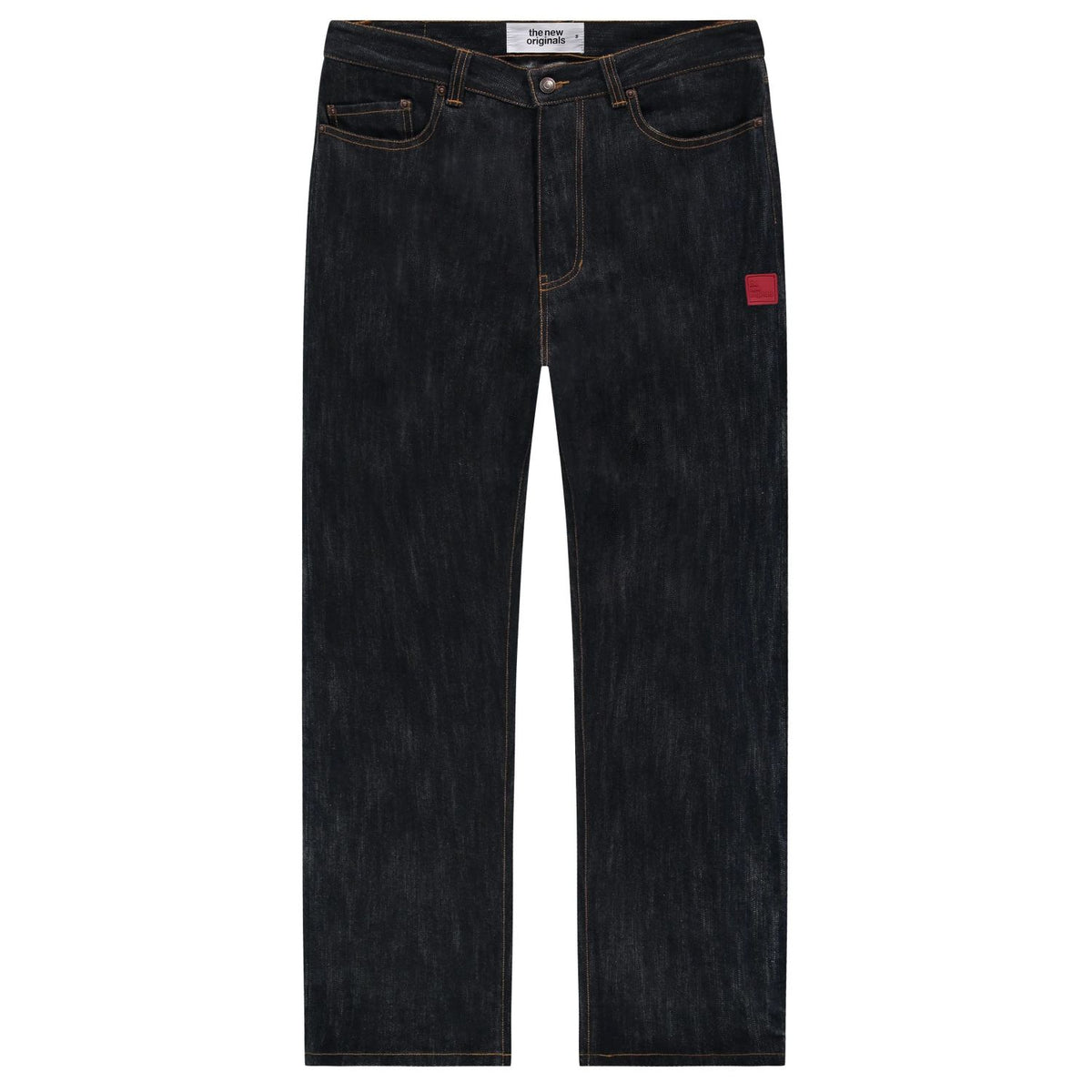 The New Originals 9-Dots Relaxed Slub Jeans Donker Blauw
