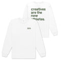 The New Originals CATNA Cross Stitch Longsleeve T-shirt Wit
