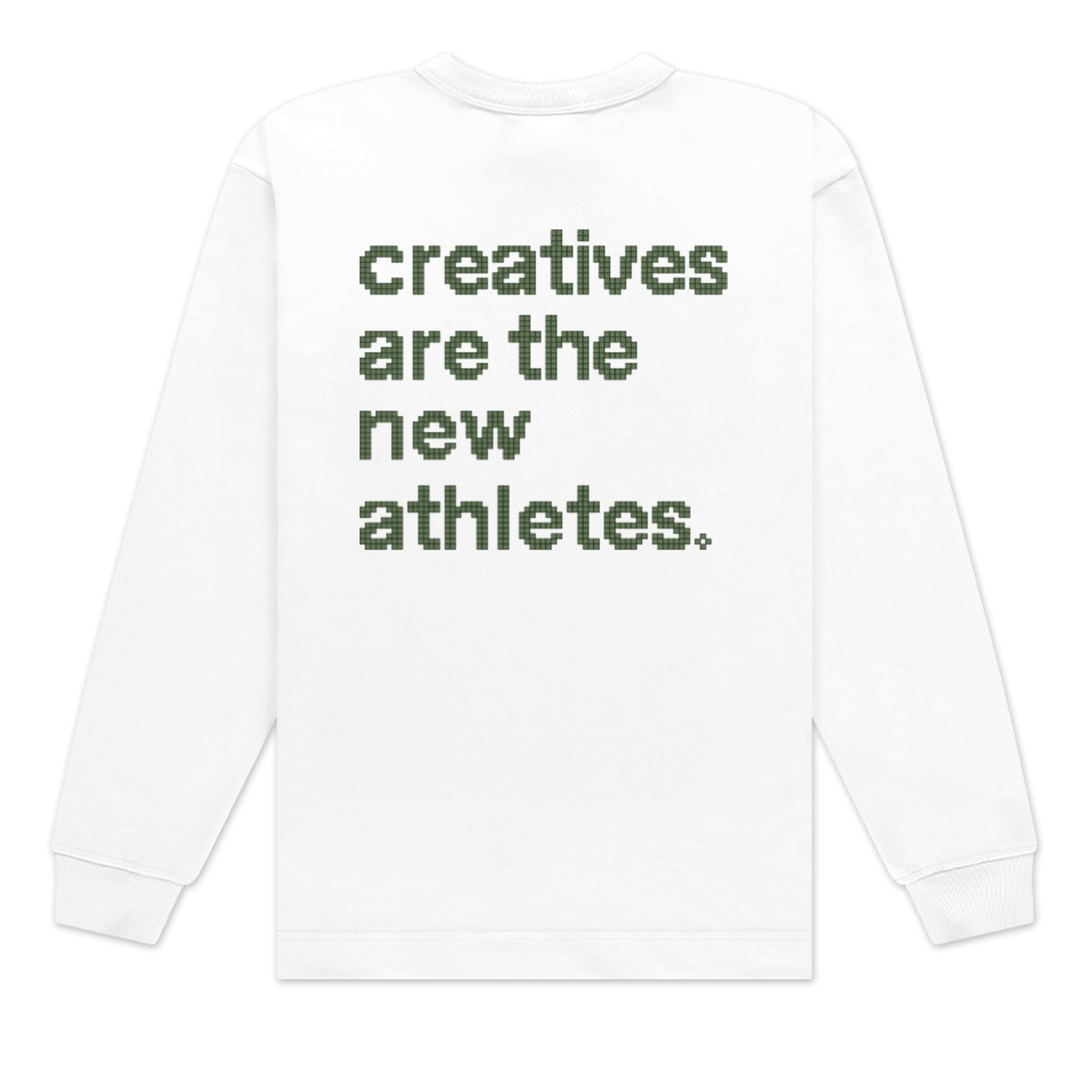 The New Originals CATNA Cross Stitch Longsleeve T-shirt Wit