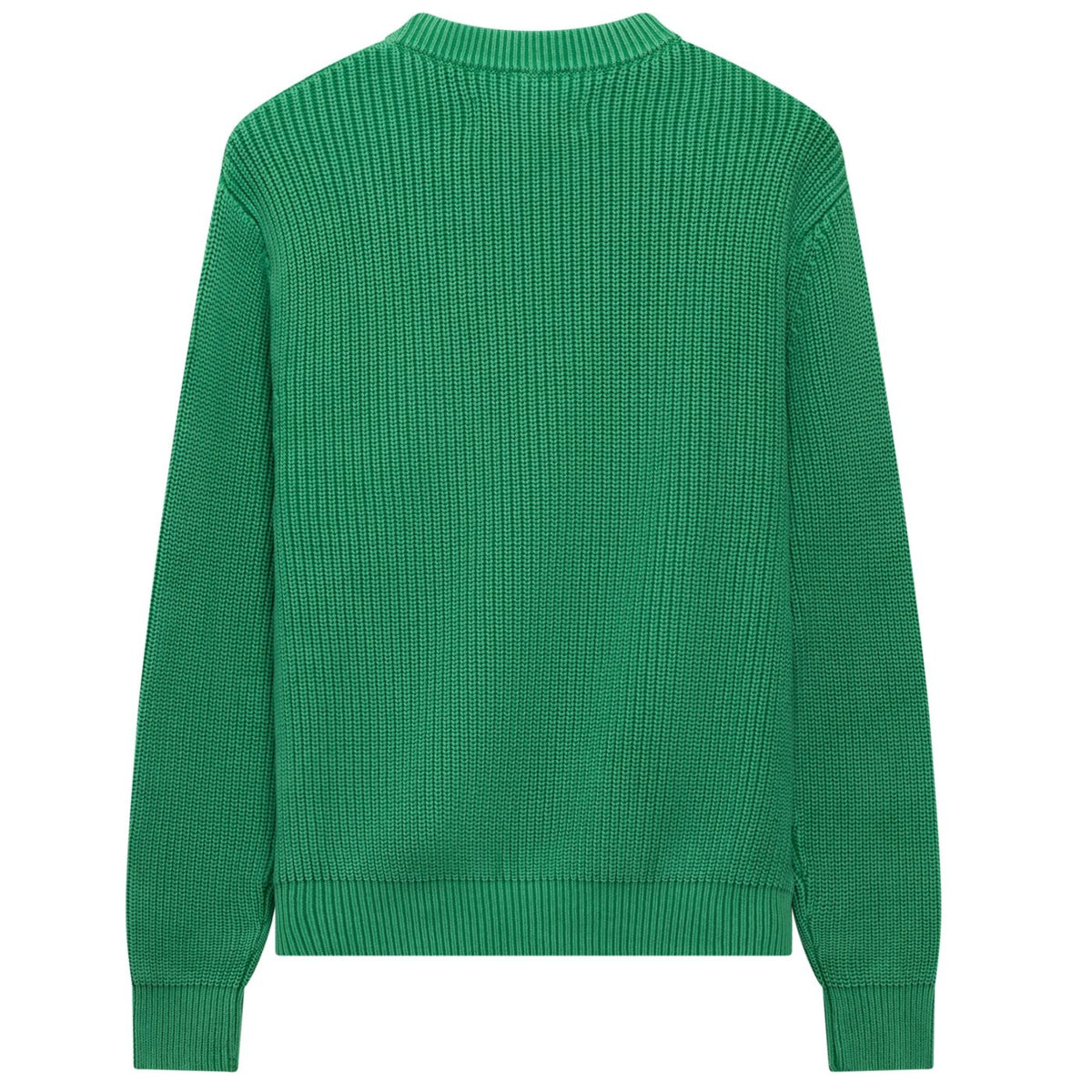 The New Originals Fisherman Rib Knit Sweater Groen
