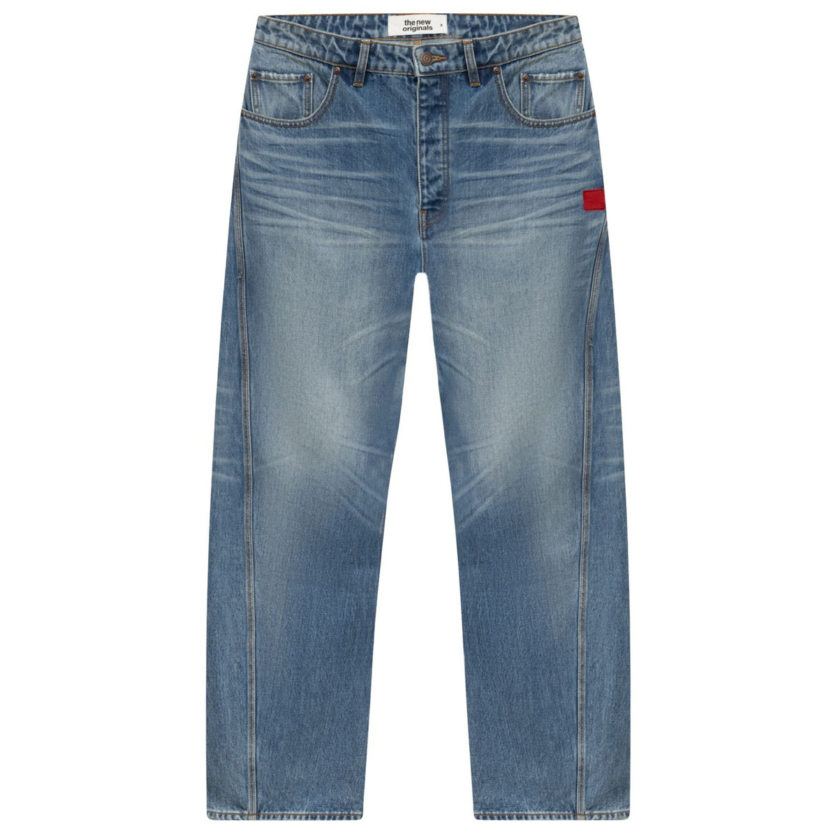 The New Originals Twisted Seam Jeans Blauw