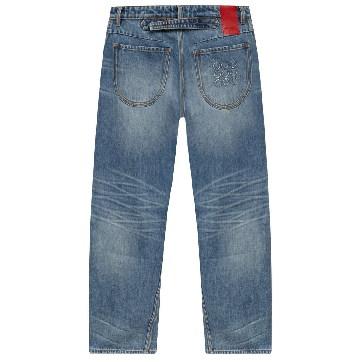 The New Originals Twisted Seam Jeans Blauw