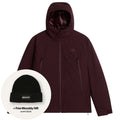 The North Face Mountain Range Down Jas Bordeaux