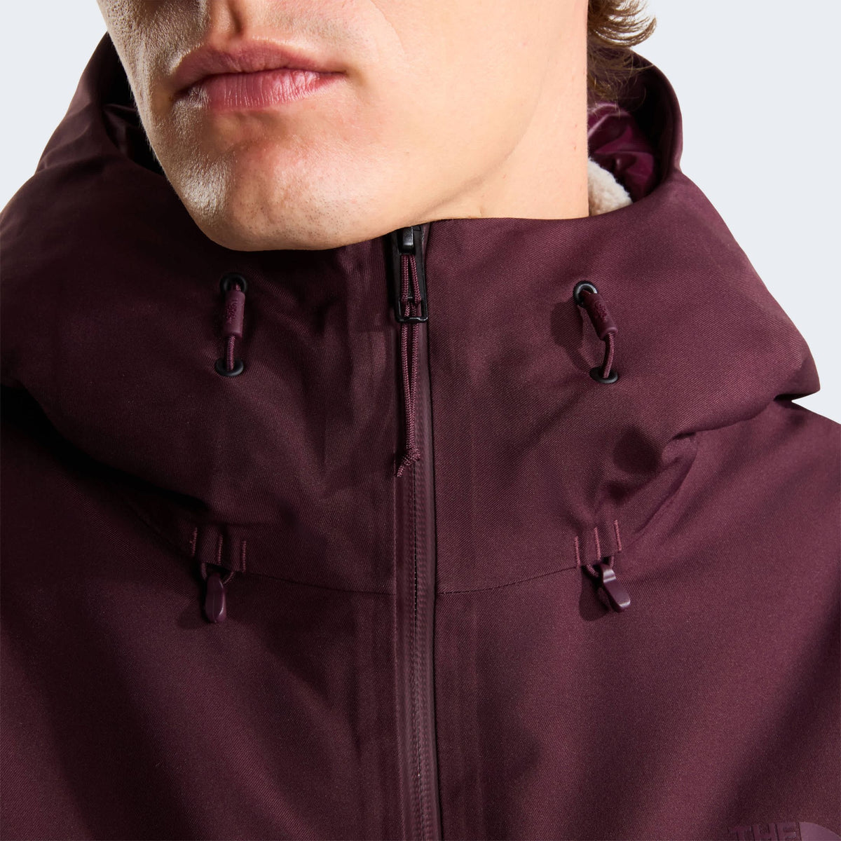The North Face Mountain Range Down Jas Bordeaux