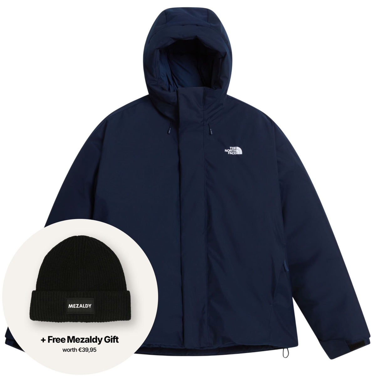 The North Face Oversized Puffer Navy