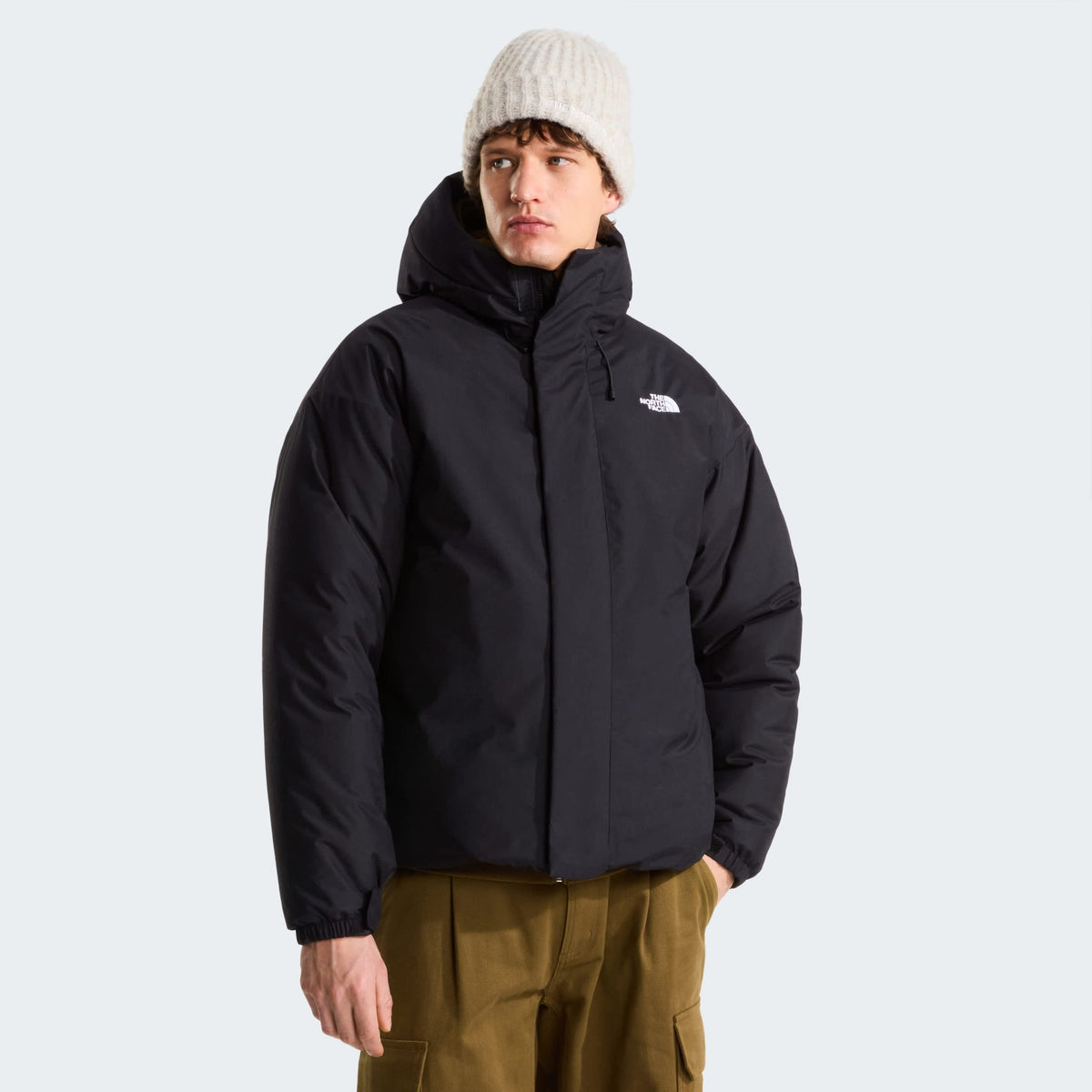 The North Face Oversized Puffer Zwart