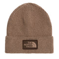 The North Face TNF Logo Box Cuffed Muts Beige