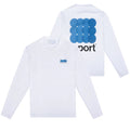 The Savage Report 12 Dots Longsleeve T-shirt Wit/Blauw
