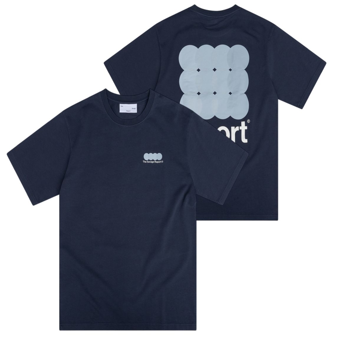 The Savage Report 12 Dots T-shirt Navy