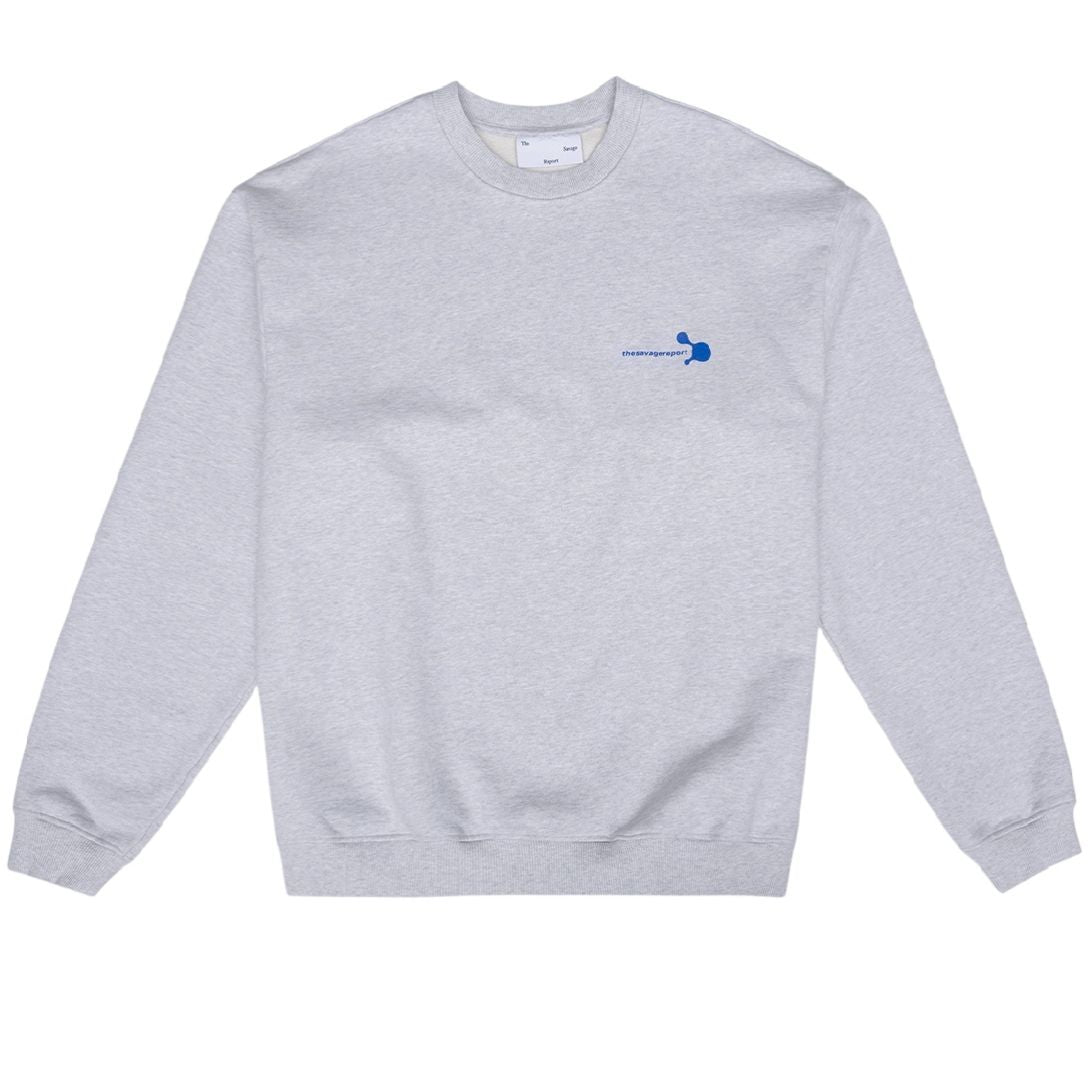 The Savage Report Blob Sweater Grijs