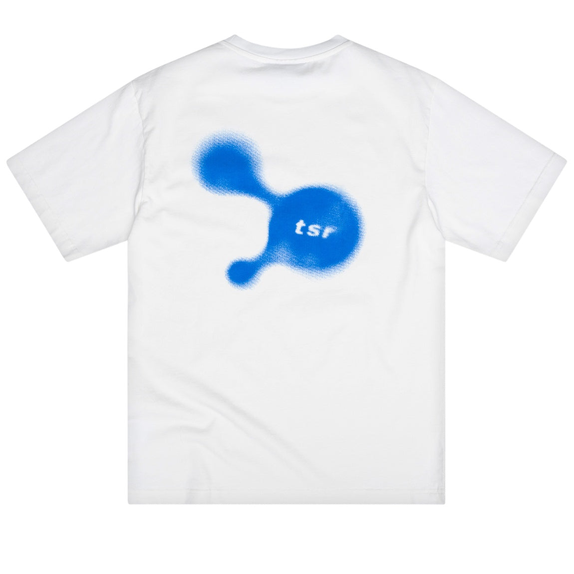 The Savage Report Blob T-shirt Off White/Blauw