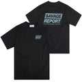 The Savage Report Block T-shirt Antraciet