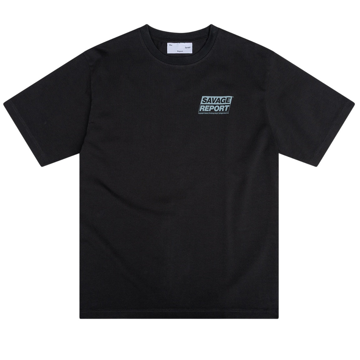The Savage Report Block T-shirt Antraciet