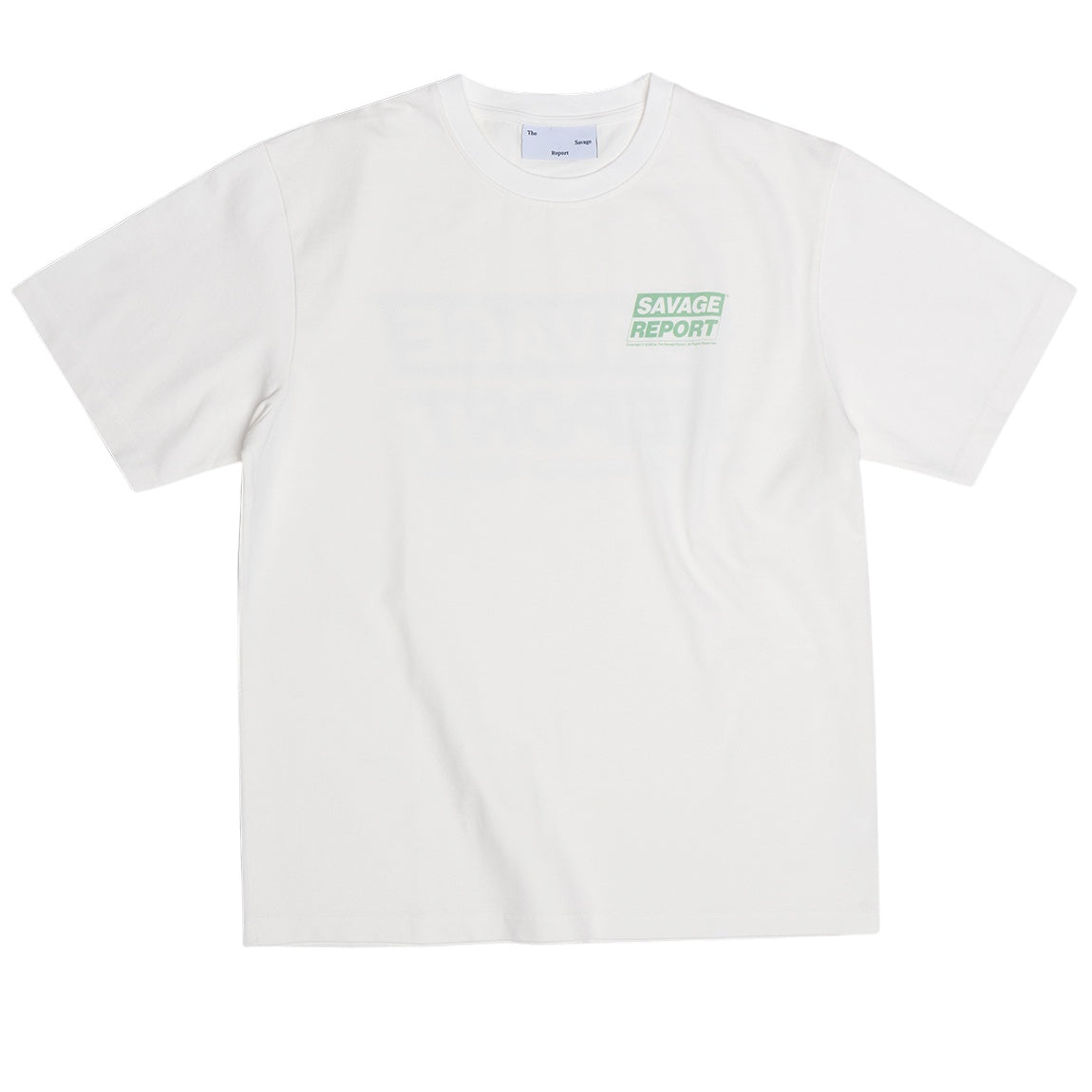 The Savage Report Block T-shirt Off White