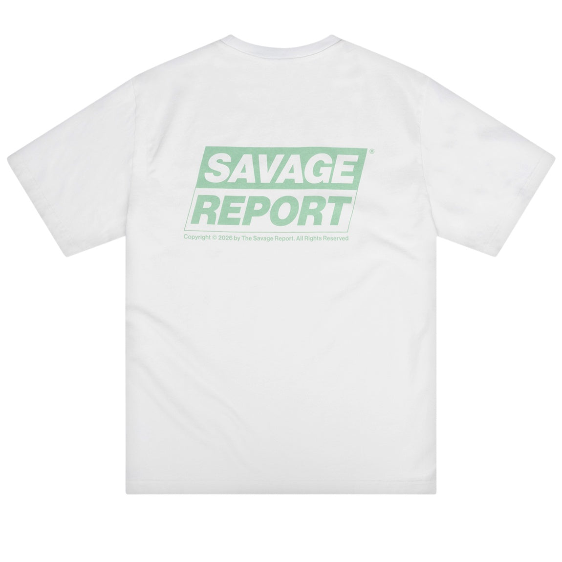 The Savage Report Block T-shirt Off White
