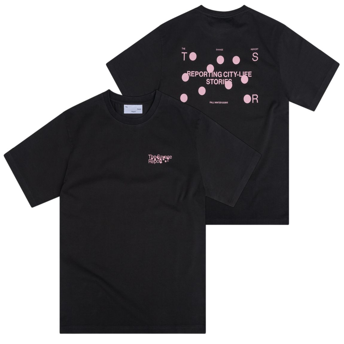The Savage Report Hole Puncher T-shirt Antraciet