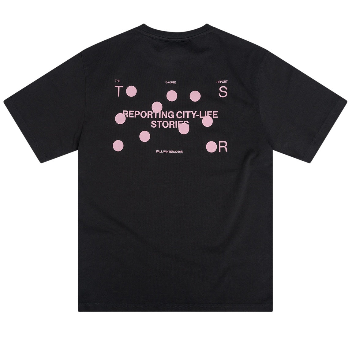 The Savage Report Hole Puncher T-shirt Antraciet