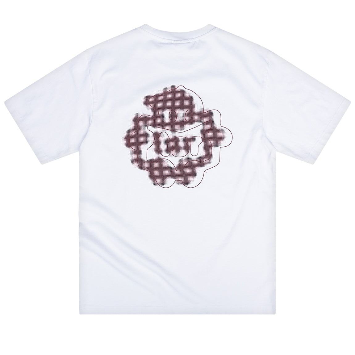 The Savage Report Little Man Sprayed T-shirt Wit