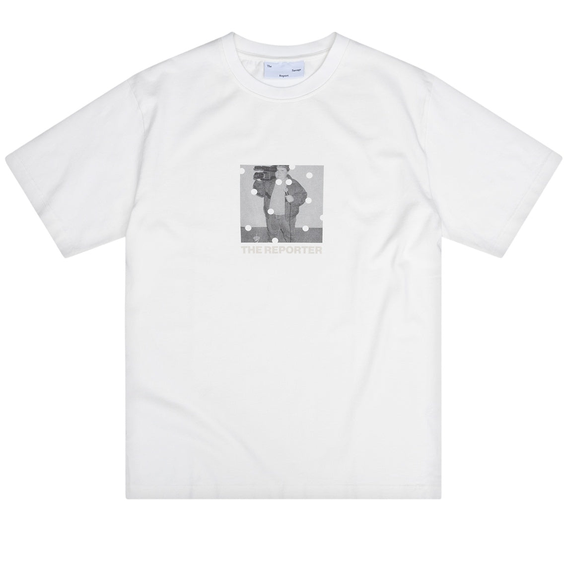 The Savage Report Picture T-shirt Off White