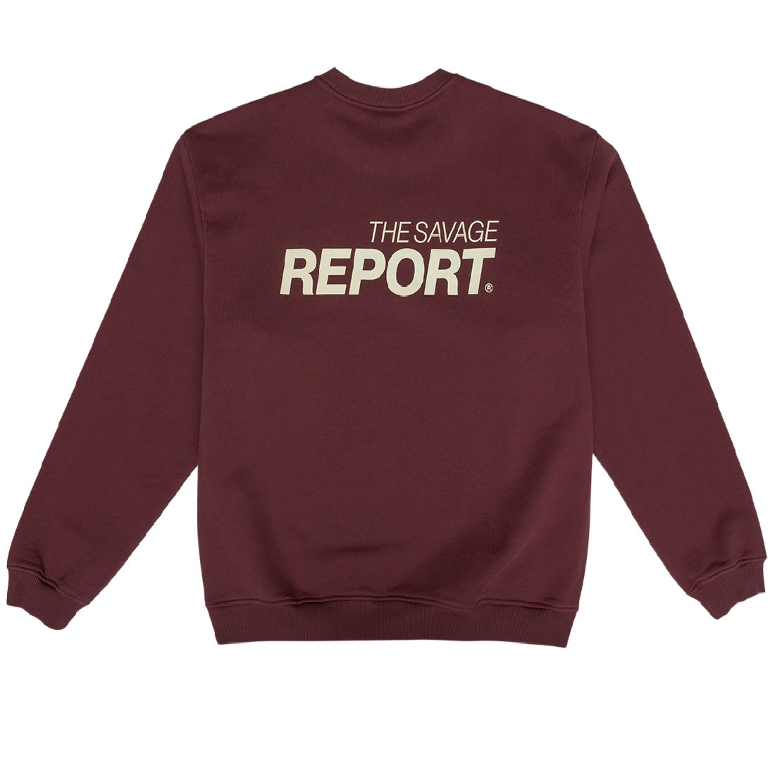The Savage Report Report Sweater Bordeaux