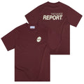 The Savage Report Report T-shirt Bordeaux