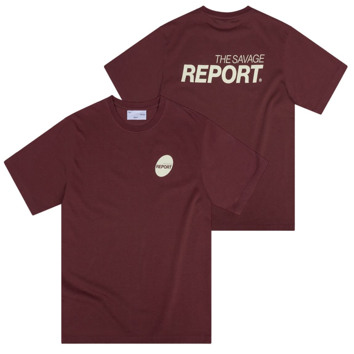 The Savage Report Report T-shirt Bordeaux