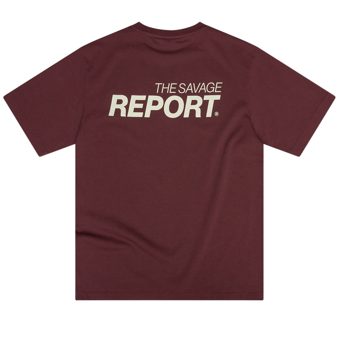 The Savage Report Report T-shirt Bordeaux