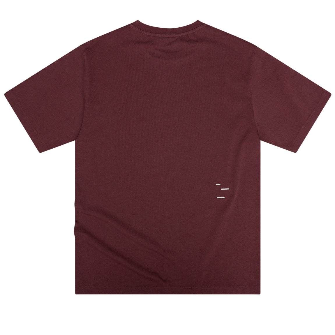 The Savage Report TSR Logo Bar T-shirt Bordeaux