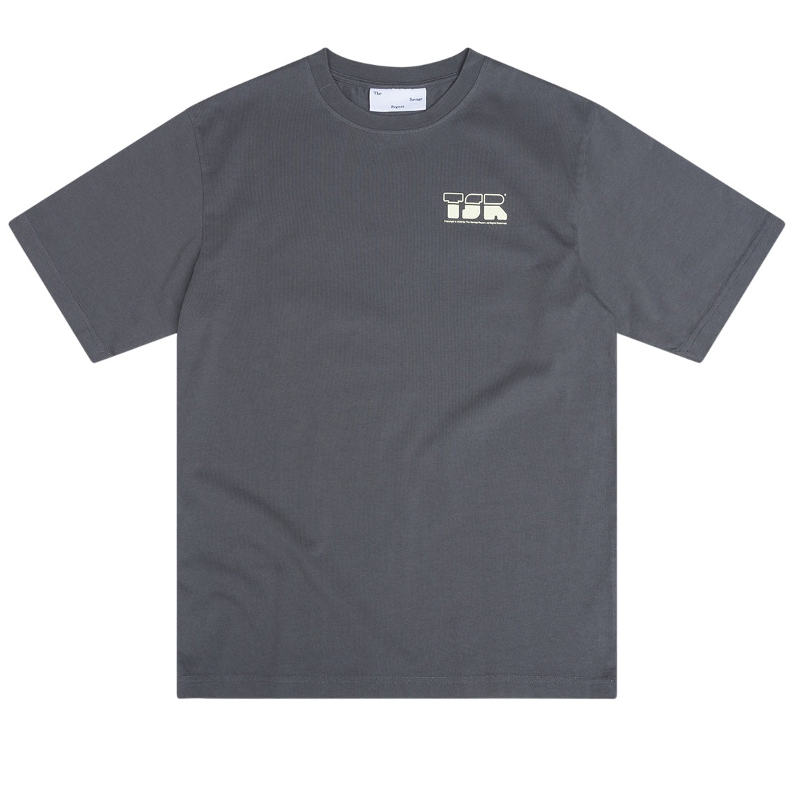The Savage Report TSR Logo T-shirt Antraciet